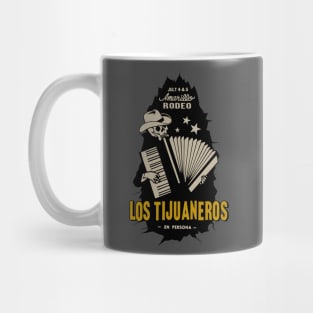 Vintage Skull Accordion Tijuana Band Mug